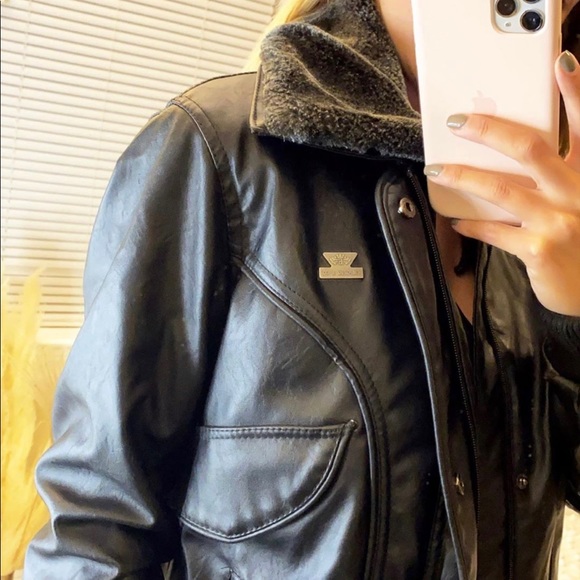 Emporio & Co Leather Jacket - Picture 2 of 3